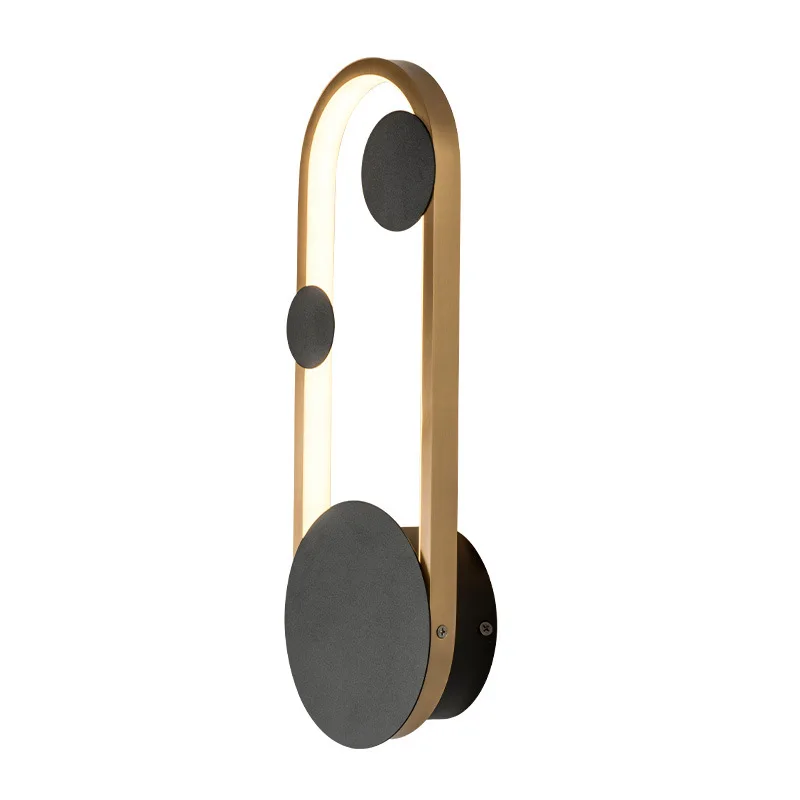 

European style modern creative simple living room study hallway lamp acrylic bedside personality bedroom wall lamp LX111210