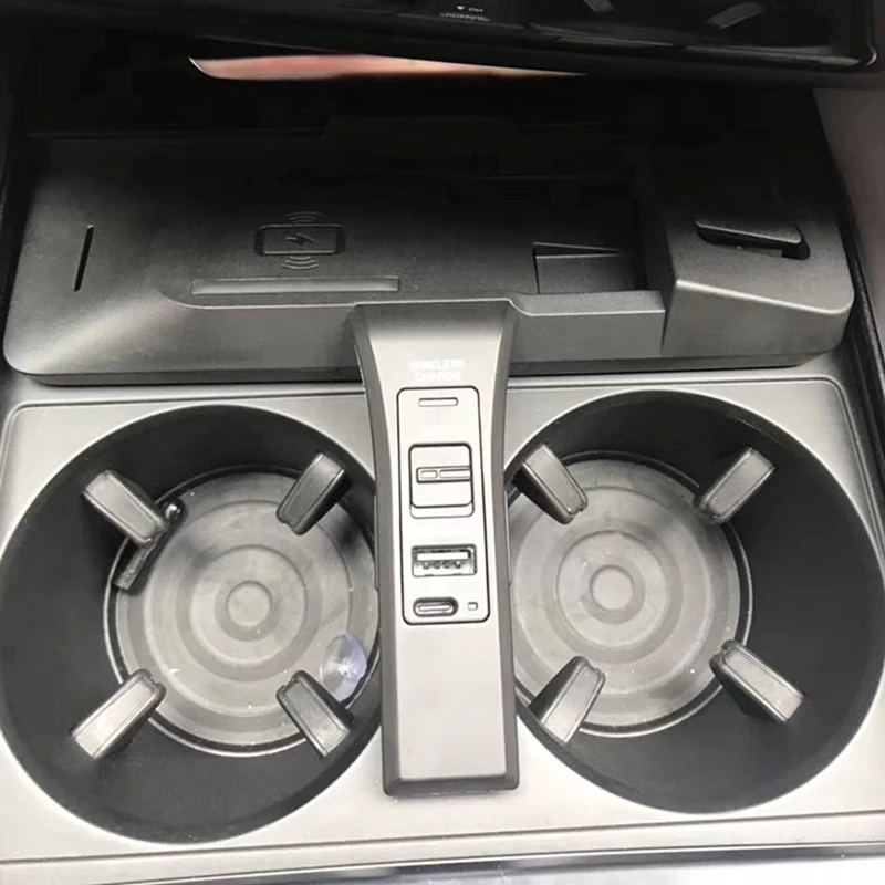 Автомобильное беспроводное зарядное устройство QI для BMW X5 F15 X5M F85 X6 F16 X6M F86 2015 2016 2017