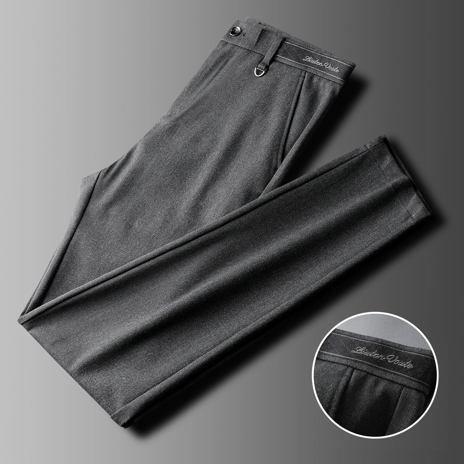 JABDAutumn new business commuter men's pants comfortable stretch ironing fabric men's slim straight leg casual pants