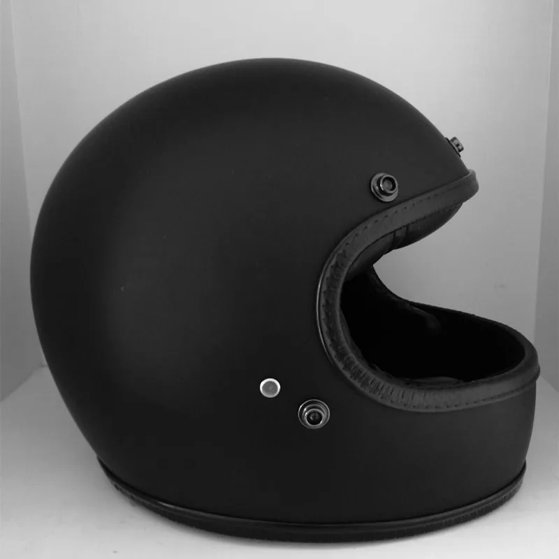 Fiberglass Motorcycle Helmet full Face Casco Vintage Retro Cascos Para Moto Scooter,cruiser,chopper enlarge