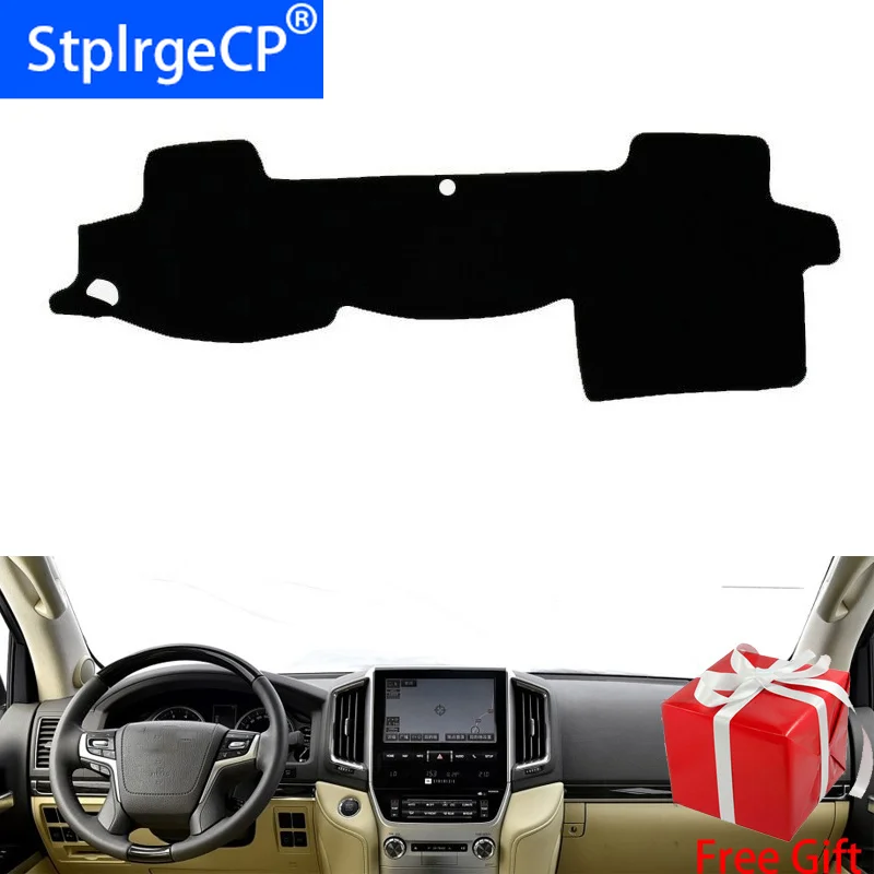 

For Toyota LAND CRUISER 2007 2008-2016 Right and Left Hand Drive Car Dashboard Covers Mat Shade Cushion Pad Carpets Accessories
