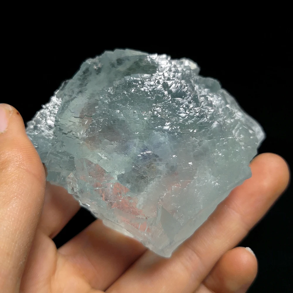 

324g C4-1 Natural Stone Quartz Green Fluorite Mineral Crystal Specimen from Yaogangxian Hunan Province China