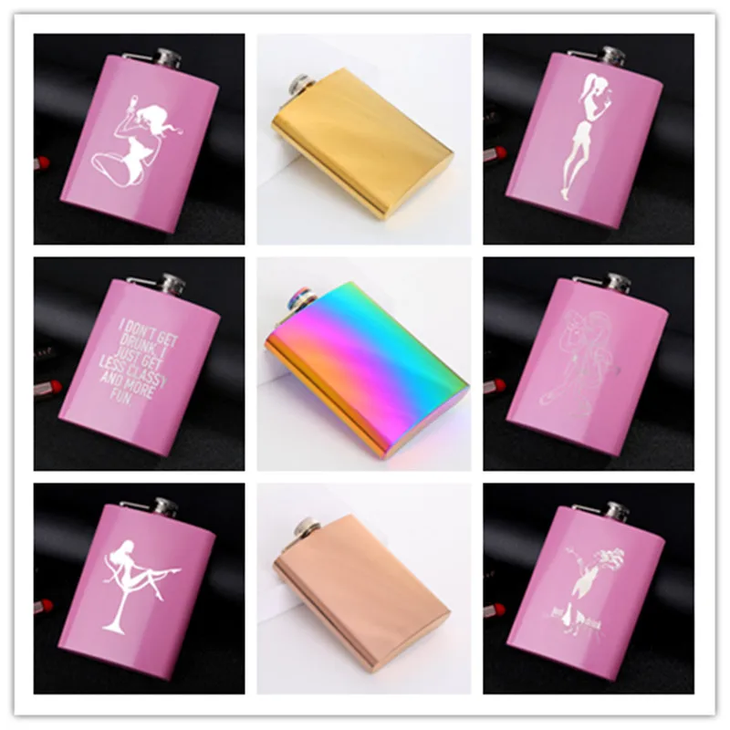 Фляжка для ликера из нержавеющей стали фляжка 8 унций складная с воронкой виски