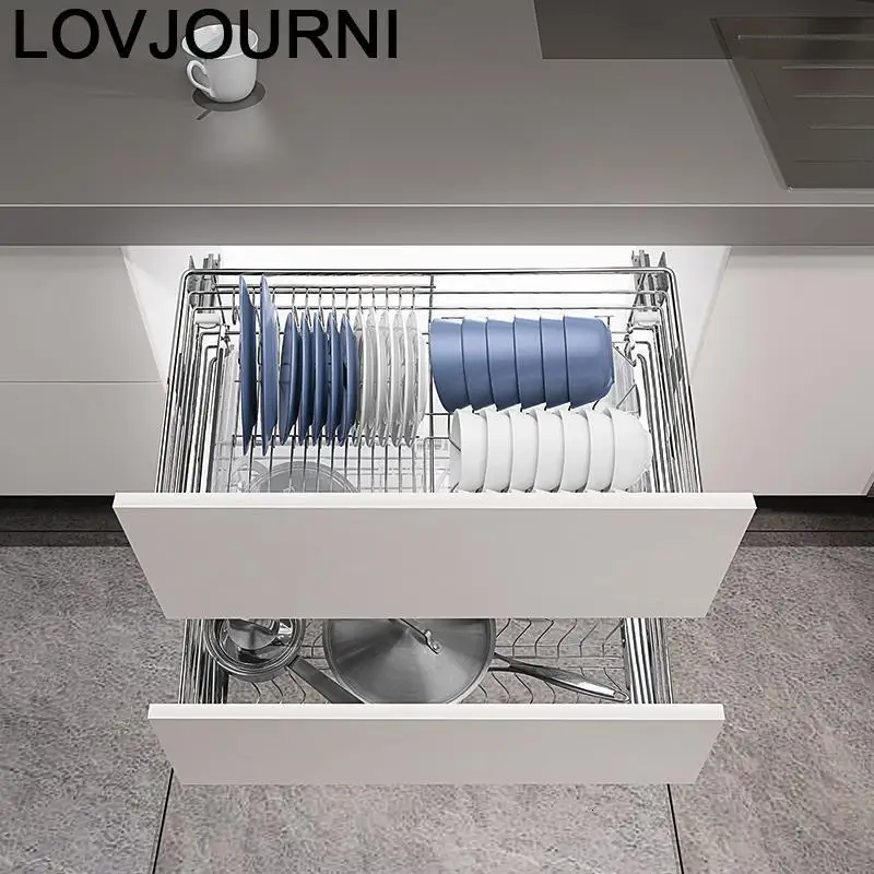 Armario Platos Despensa Gabinete блюдо-органайзер из нержавеющей стали Cocina Cozinha стеллаж кухонный шкаф Cestas Para Organizar Basket