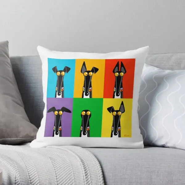 

Greyhound Semaphore Soft Decorative Throw Pillow Cover for Home Pillows NOT Included