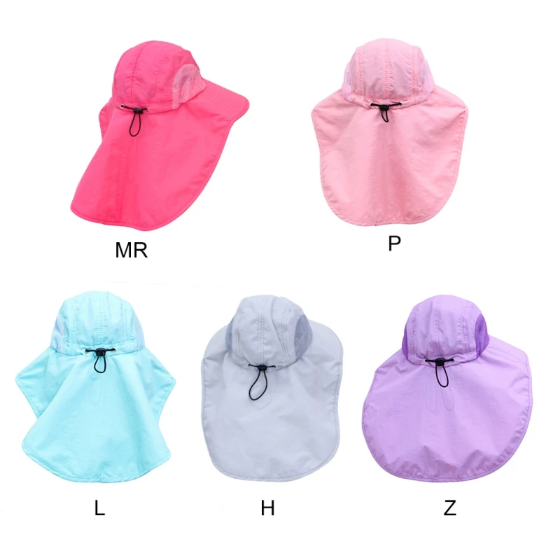 

Kids UPF 50+ Wide Brim Sun Hat Adjustable Summer Kids Cap for Boys Travel Beach Swim Cap Children Hats