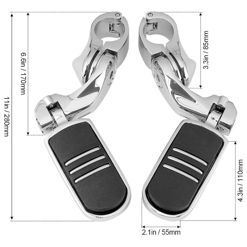 

Motorcycle Accessories Are Suitable for Modified Bumper Pedal Bracket Motorcycle Spikes