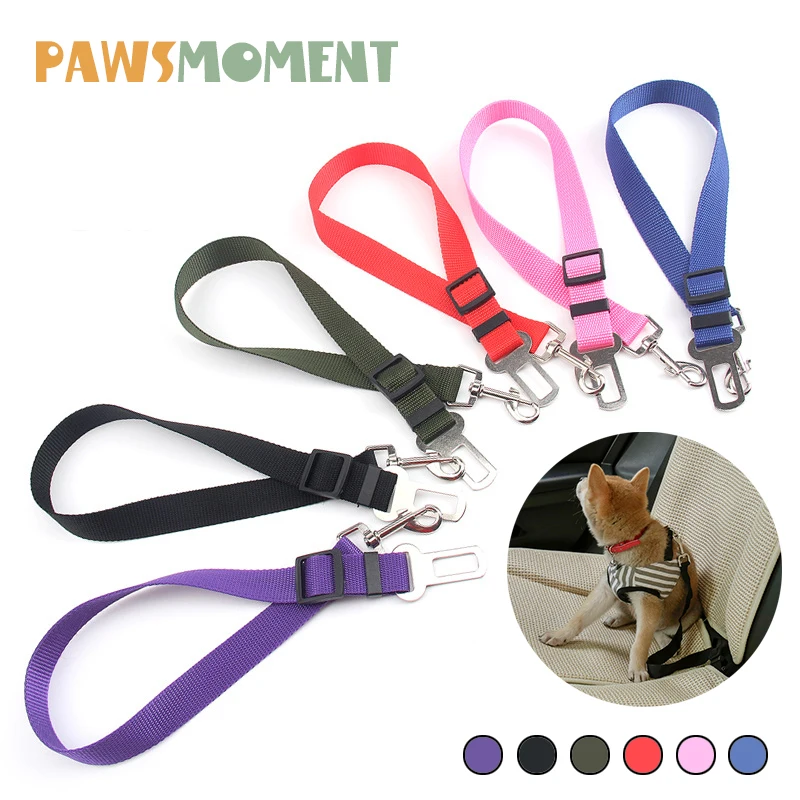 

Регулируемый поводок для собаки, автомобильный ремень безопасности, защитный наружный дорожный аксессуар для питомцев, прочная Автомобиль...