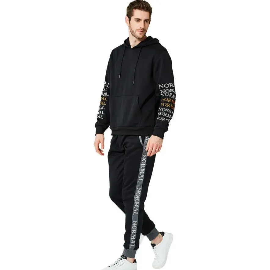 2 шт. мужские спортивные штаны и толстовка с капюшоном | Мужская одежда
