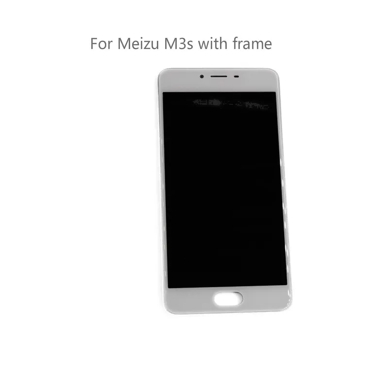 5 0 &quotдля Meizu M3s Meilan m3s сменный ЖК экран + сенсорный дигитайзер с рамкой Черный Белый