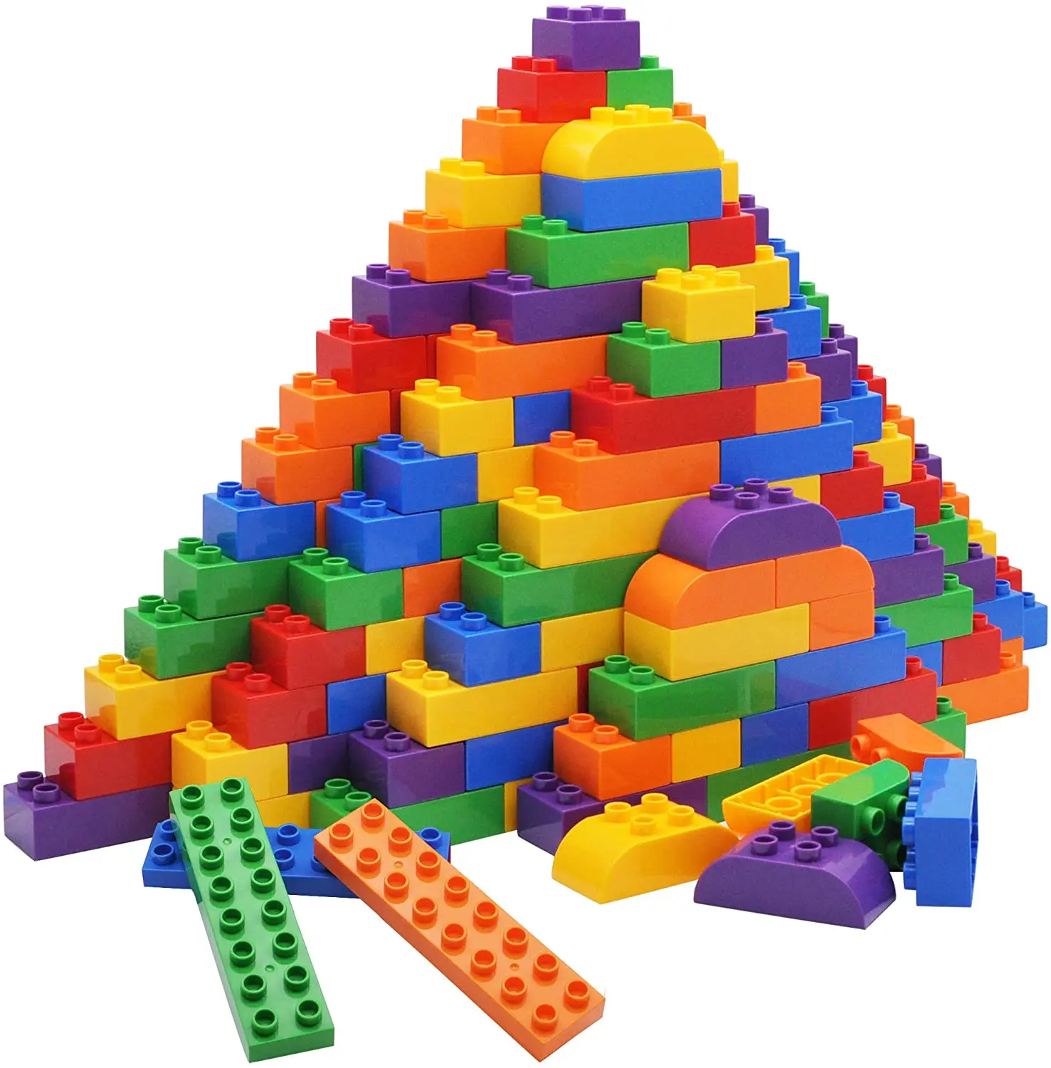 

100-400 Piece Diy Classic Large Big Size Building Blocks Set Compatible with All Major Brands STEM Toy for All Ages Kids Baby