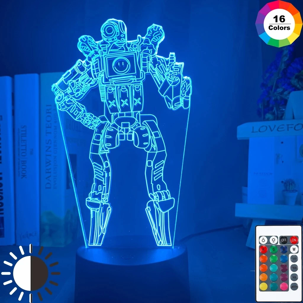 

Game Legends Hero Pathfinder Figure Led Night Light Touch Sensor Battery Powered Bedroom Usb Table Lamp Gift for Fans