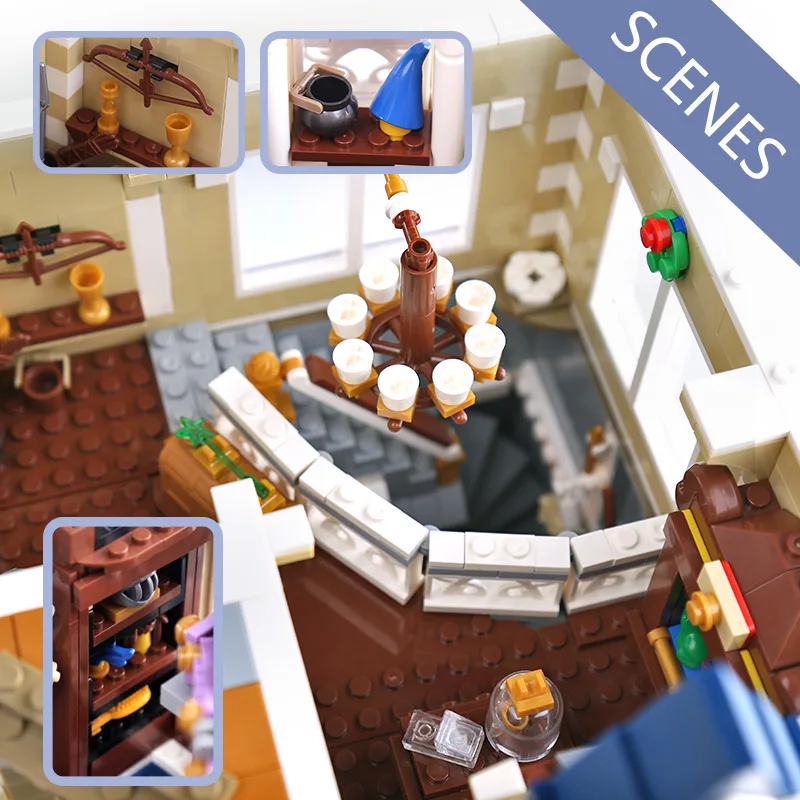 MOC 71040 The brickstive Corner Theme Park City Street view series Building Blocks Bricks Model Toys Birthday Gift Assembled DIY | Игрушки и