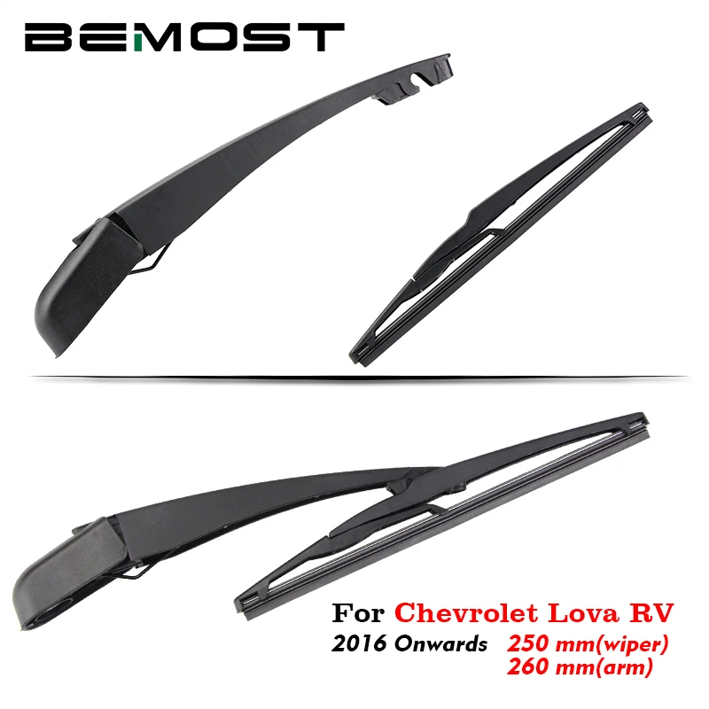 

BEMOST Car Rear Windshield Windscreen Wiper Arm Blades Natural Rubber Accessories For Chevrolet Lova RV 250MM 2016 2017 2018