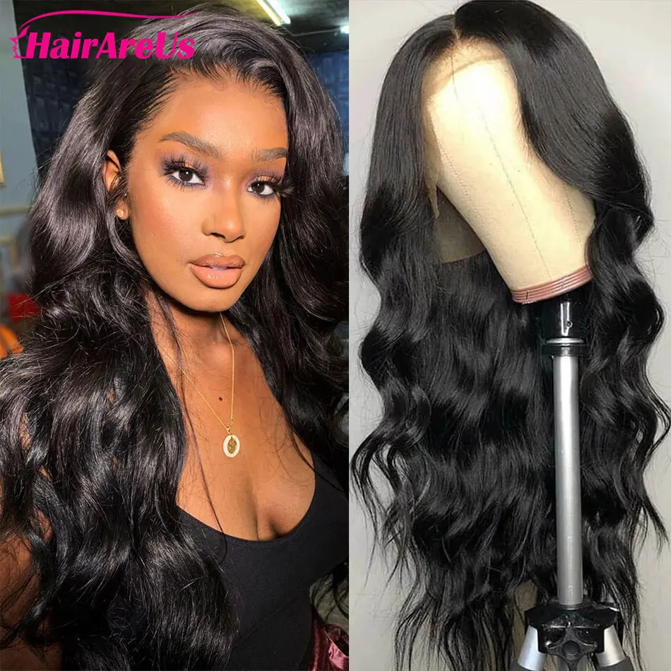 

Перуанские волнистые человеческие волосы, парики на сетке спереди, выщипанные 12-24 дюйма, парики на сетке спереди из человеческих волос, нату...