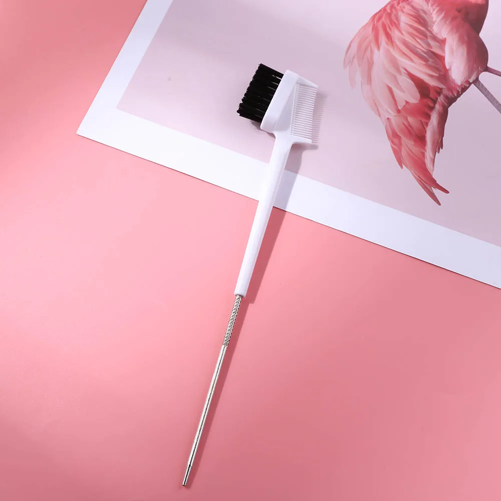 Многоцветная гелевая щетка для волос с управлением краями двухсторонняя