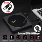 USB 3,0 тонкий внешний DVD RW CD, записывающий привод, устройство для чтения, оптические приводы для ноутбука, ПК, dvd, горелка, dvd, портативный