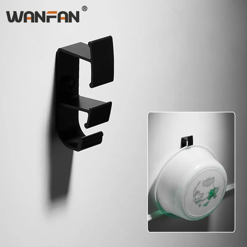 Объемная алюминиевая вешалка для одежды крючок полотенец и халата декоративные