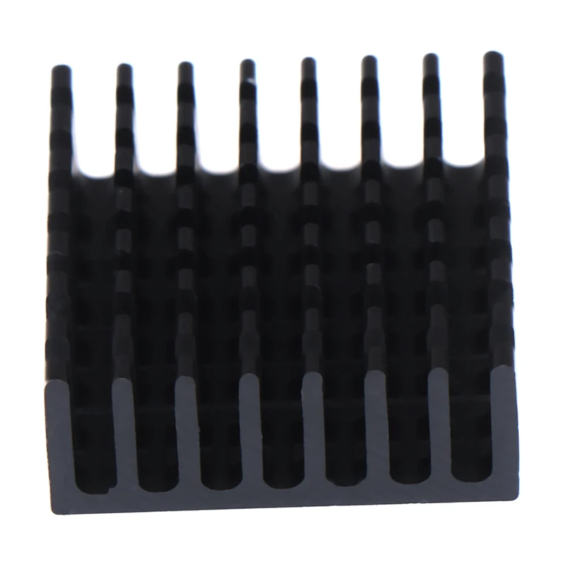 5 шт. компьютер Черный слот алюминиевый теплоотвод кулер Радиатор 25*25*10 мм для