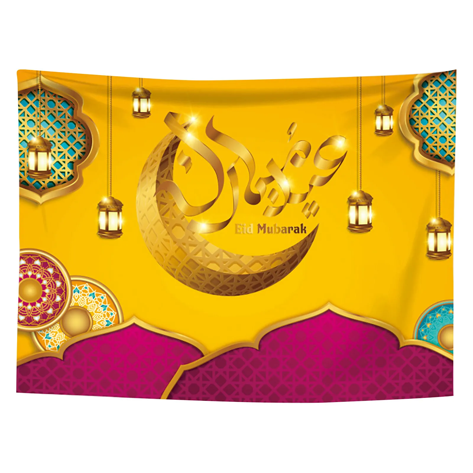

Ramadan Festival Tapestry Wall Hanging Decoration Outdoor Picnic Mat Table Cloth decoracin de habitacin
