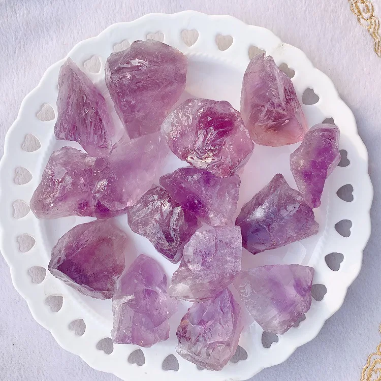 

100 г кристалл фиолетовый камень кварц маленький Гравий DIY Украшение дома цветочный горшок Аквариум Декоративные рыбки фэншуй