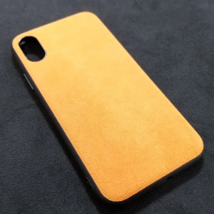 Роскошный корпус для телефона чехол iPhone XS 11 Pro MAX XR 6 6s 7 8 Plus X итальянский замшевый
