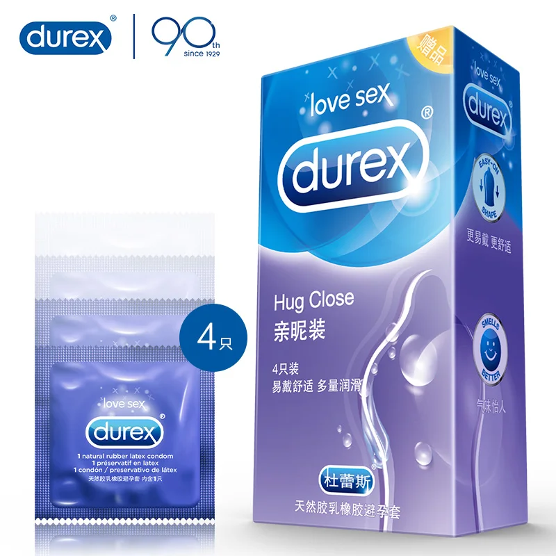 Презерватив Durex Closefit 49 мм Hugclose 52 смешанное значение 2 в 1 Ультратонкий презерватив