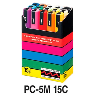 Uni mitsubishi Posca PC-5M маркер для рисования сверхтонкий наконечник 1 8-2 5 мм 8/15 цветов |