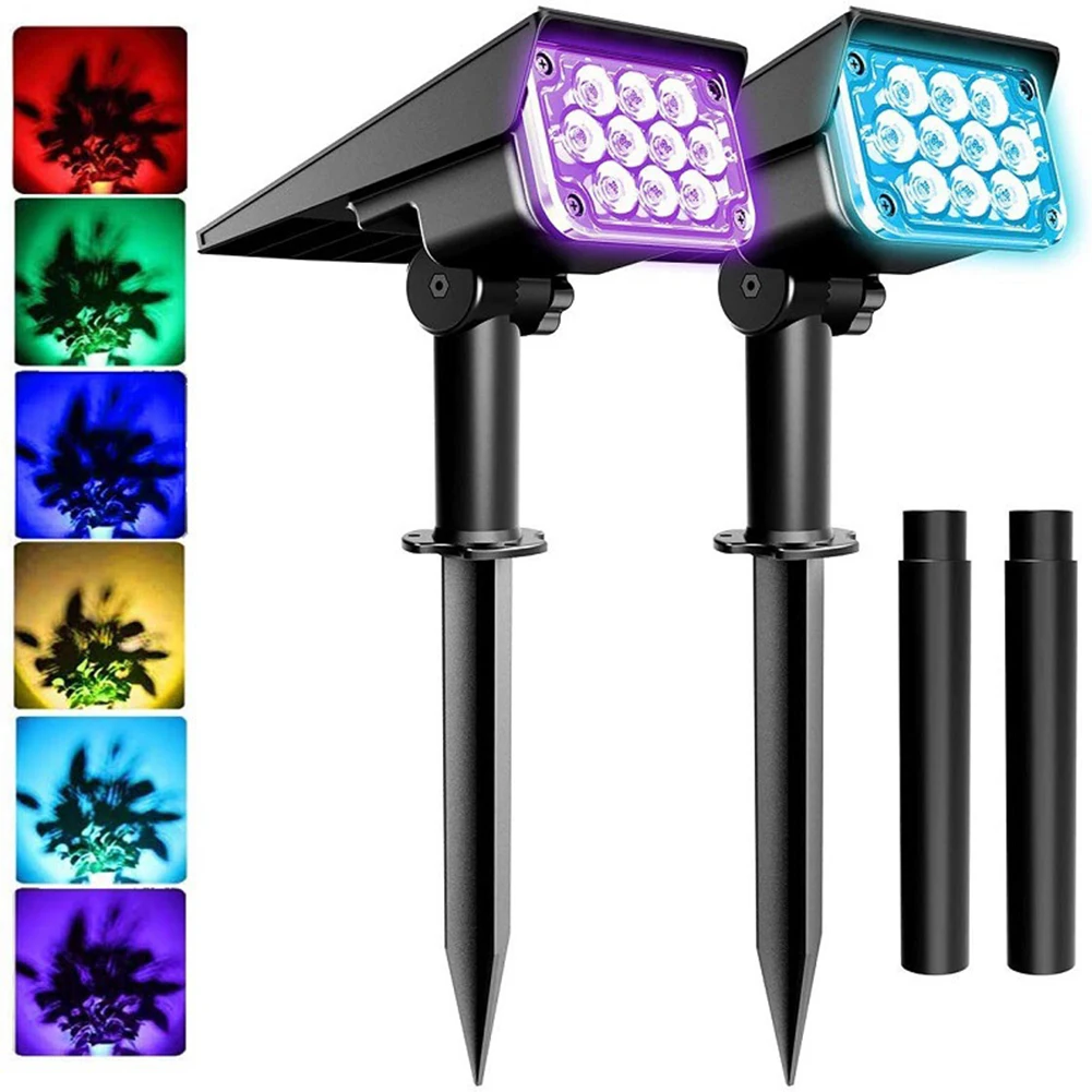 

1PCS 20LED Adjustable Solar Spotlight Solar Garden Light IP65 Super Bright Landscape Wall Light Outdoor Light 6000k Solar Lamp