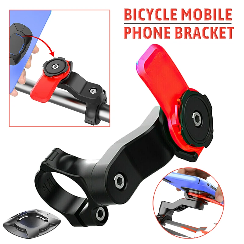 

Универсальный держатель для телефона для горного велосипеда, пластиковая подставка для телефона на руль велосипеда, быстрое крепление