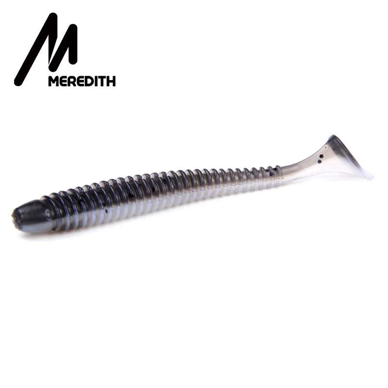 MEREDITH 55 мм/0,85 г, 20 шт./лот, рыболовные приманки наживка, мягкие приманки, мягкие приманки