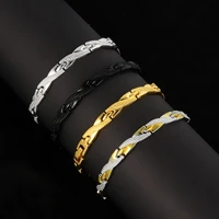 new healthy magnetic bracelet for women power therapy magnets magnetite bracelets bangles men health care jewelry stainless