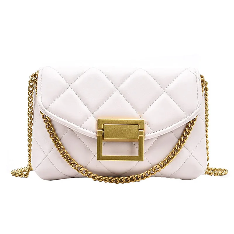 

Design All-match Ins Handbags New Fashion Chain Messenger Bag Square Bag Popular Chain Phone Bag Shoulder Bag Width: 18cm