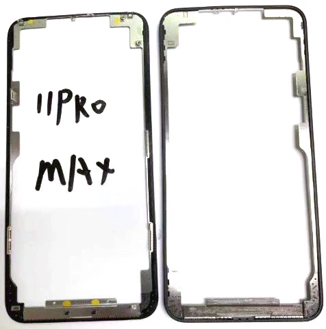 1 шт. средняя Рамка для iPhone 11 pro XS Max XR X Экран рамка Шасси Замена запасные