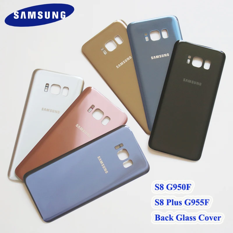 Samsung Galaxy S8 G950 SM G950F G950FD Plus + G955 G955F G955FD задний аккумулятор стеклянная крышка корпус