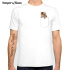 Vagarytees, летняя Необычная футболка с рисунком кошки в искусственном стиле, Милая футболка с рисунком кошки, Мужская Аниме забавная футболка с котенком
