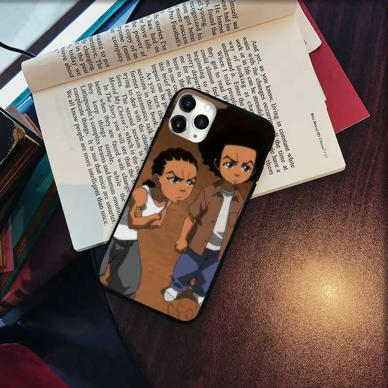 

Huey Freeman Boondocks Phone Case for iPhone 11 12 pro XS MAX 8 7 6 6S Plus X 5S SE 2020 XR Soft silicone