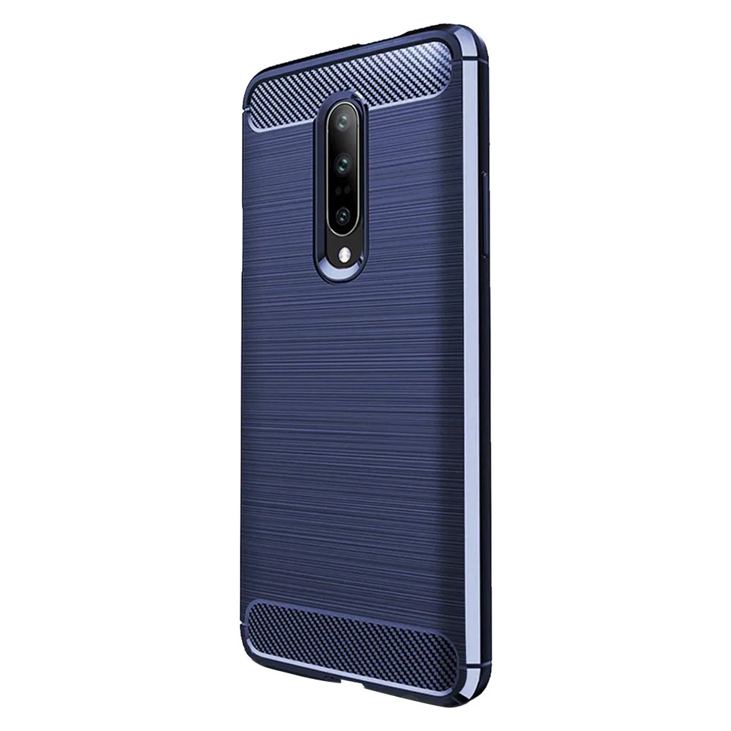 Для Oneplus 7 Pro 6 дюйма роскошный силиконовый резиновый защитный жесткий чехол для