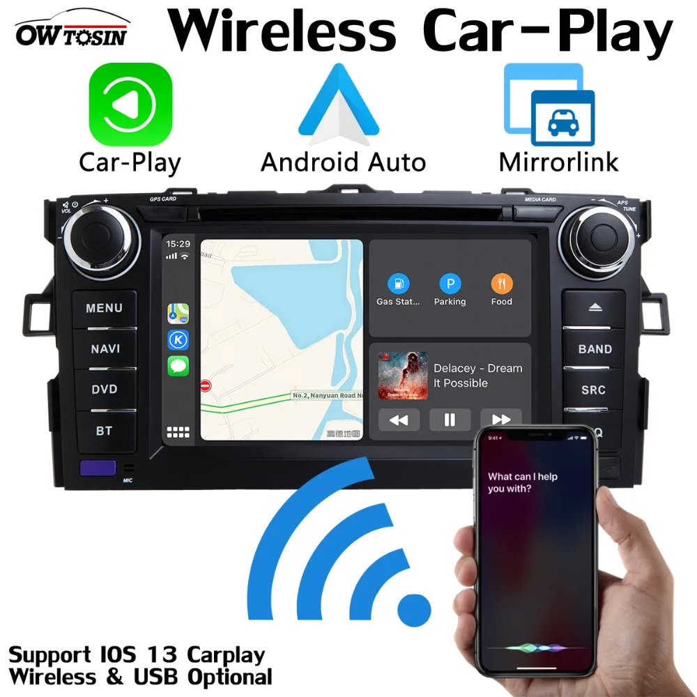 " PX6 4G+ 64G Android 9,0 для Toyota Auris 2006 2007 2008 2009 2010 2011 Автомобильный DVD Радио gps навигации DSP CarPlay
