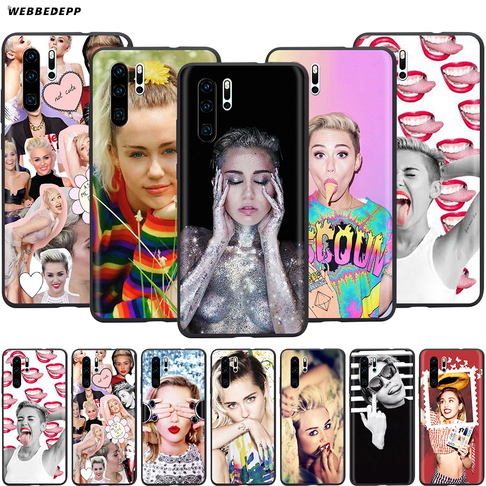 Webbedepp Miley Cyrus чехол для Huawei P8 P9 P10 P20 P30 Lite Pro P Smart Z 2019 Mini|Бамперы| |