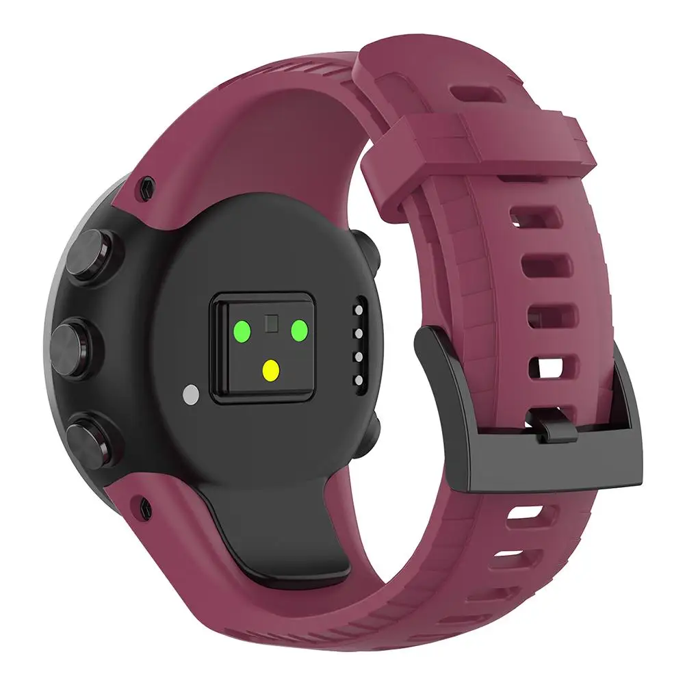 Silicone Band Sports Strap Watchband Simplicity Moderate Softness Wearing Comfort Bracelet Watch Accessories for Suunto 5 | Электроника