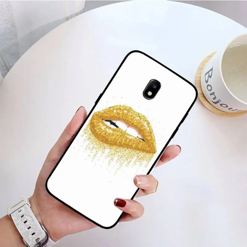 

Gold Rose Glitter Love Phone Case For Samsung Galaxy J200 J2 Prime J250 J4 Plus J415 J5 Prime J7 J737 J710 J7 Prime 2018 J8 J730