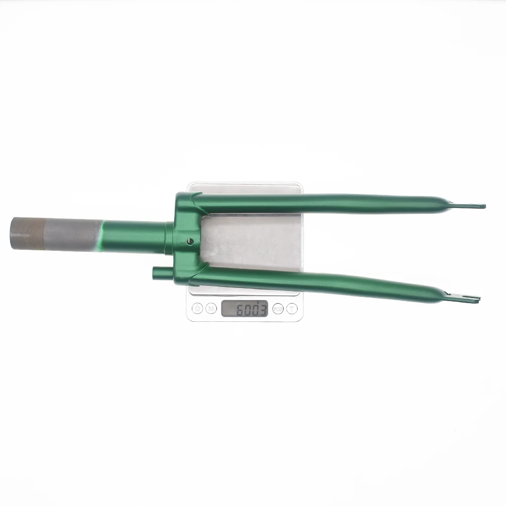 

TWTOPSE 590g Bike Bicycle Fork For Brompton Folding Bicycle Front Fork CNC V C Brake 1-1/8" 74mm Original Size Cr-Mo Steel Alloy