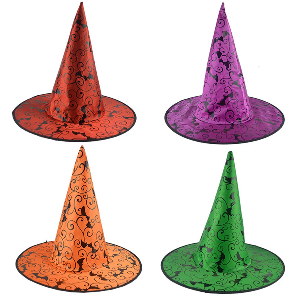 Летучая мышь шаблон ведьма шляпа волшебник Хэллоуин милый шар театральная