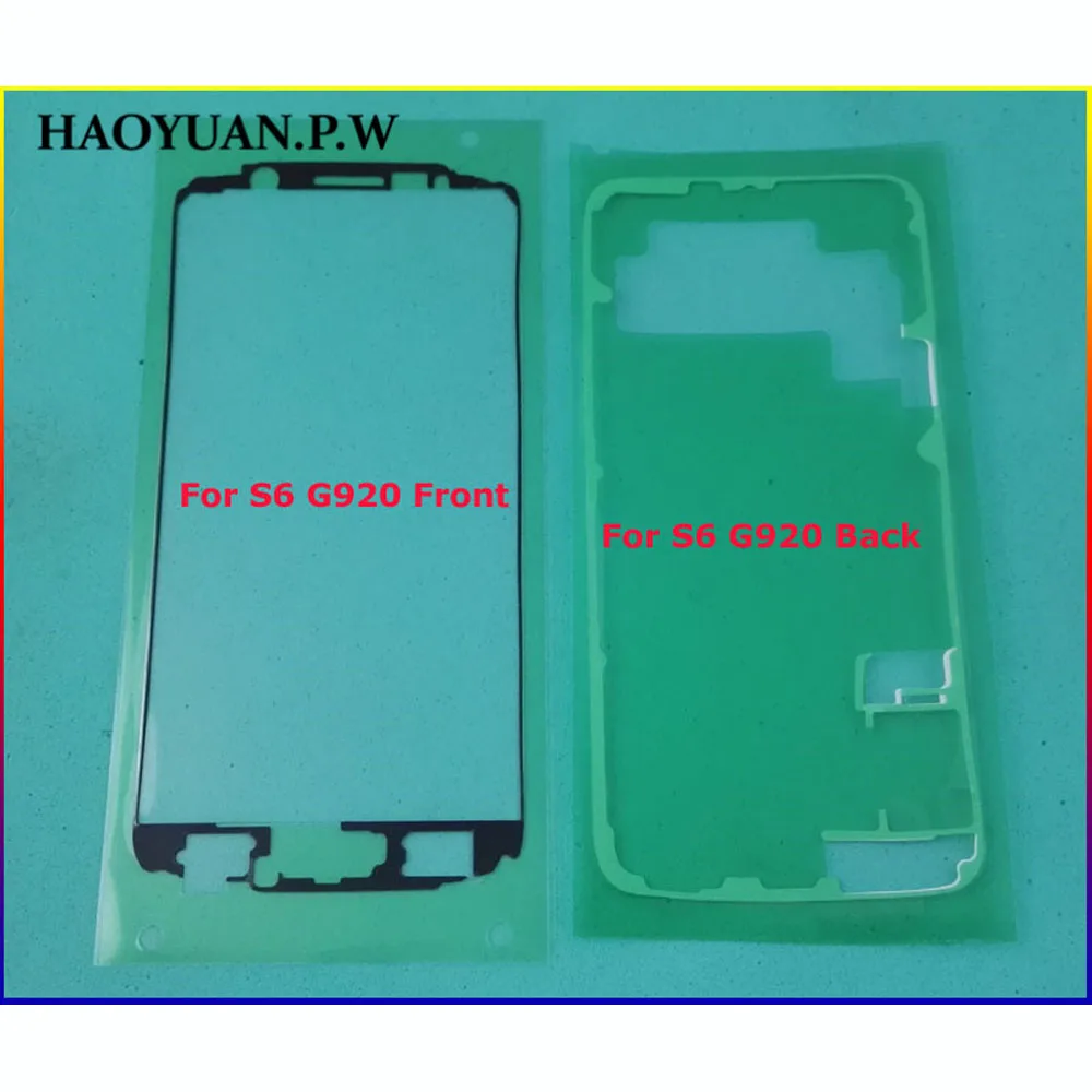 Оригинальная наклейка на переднюю рамку/задняя клейкая лента для Samsung Galaxy S6 S6Edge S7