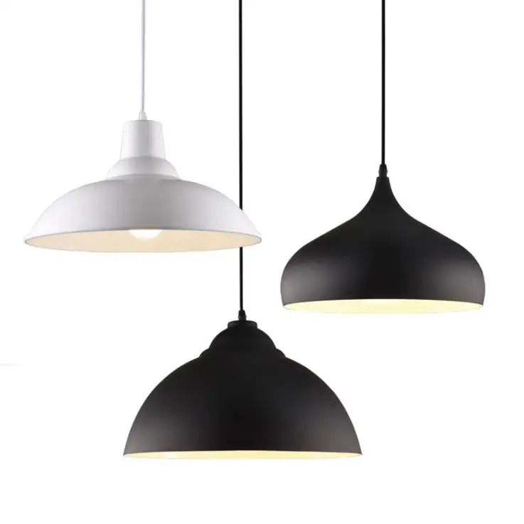 Ретро промышленная ветровая Люстра для ресторана простая Промышленная и горная лампа черно белая железная