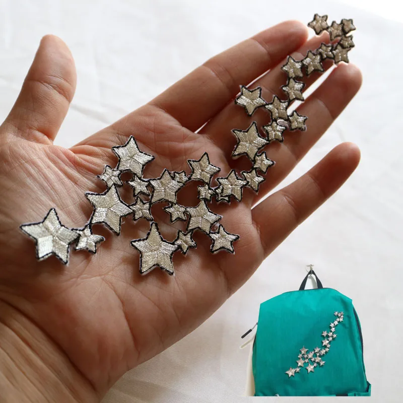 Модные нашивки с надписью Звезды на одежду сделай сам утюжок аппликация