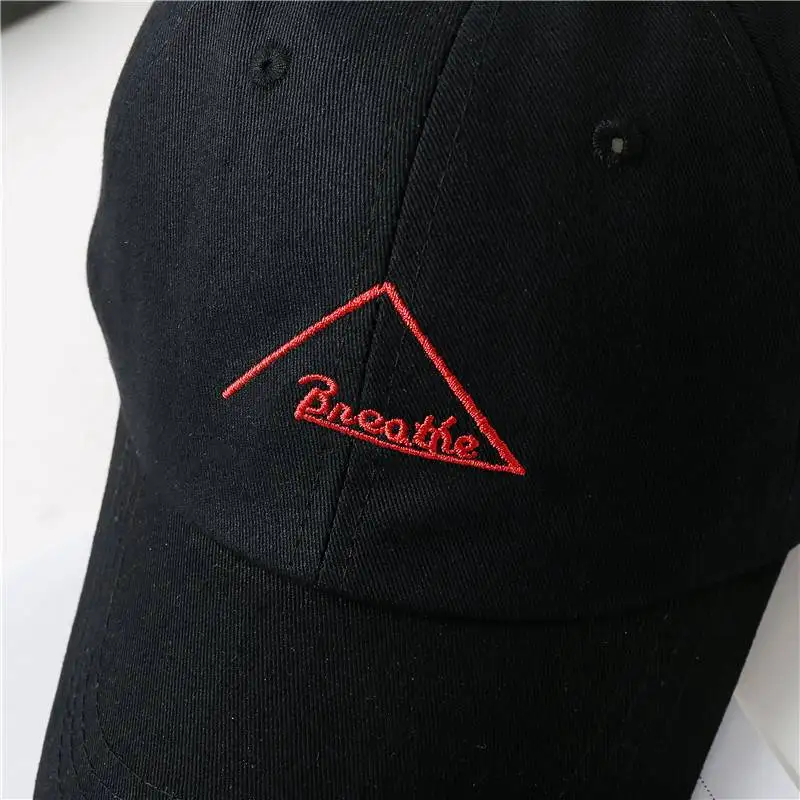 Женская Бейсболка с вышивкой мягкая бейсболка треугольными буквами в стиле