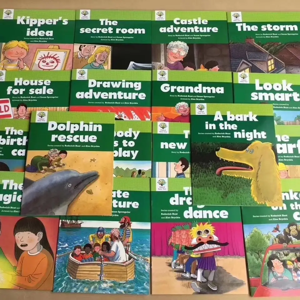 52 книги 1-3 уровень оксфордская история дерево Детская английская книга с