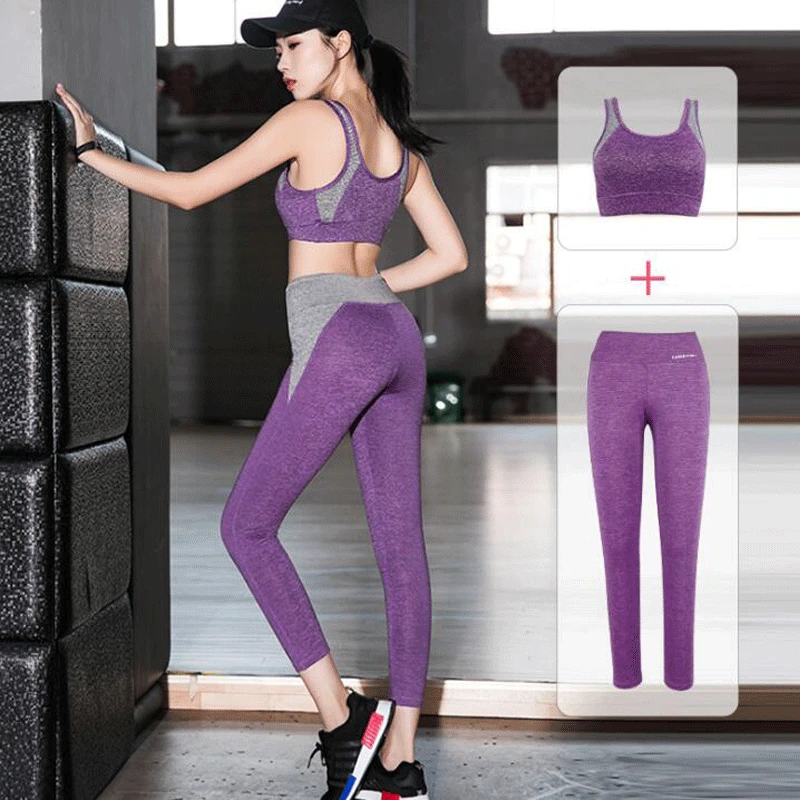 M XXL комплект из 2 предметов женские комплекты для йоги леггинсы фитнеса костюм